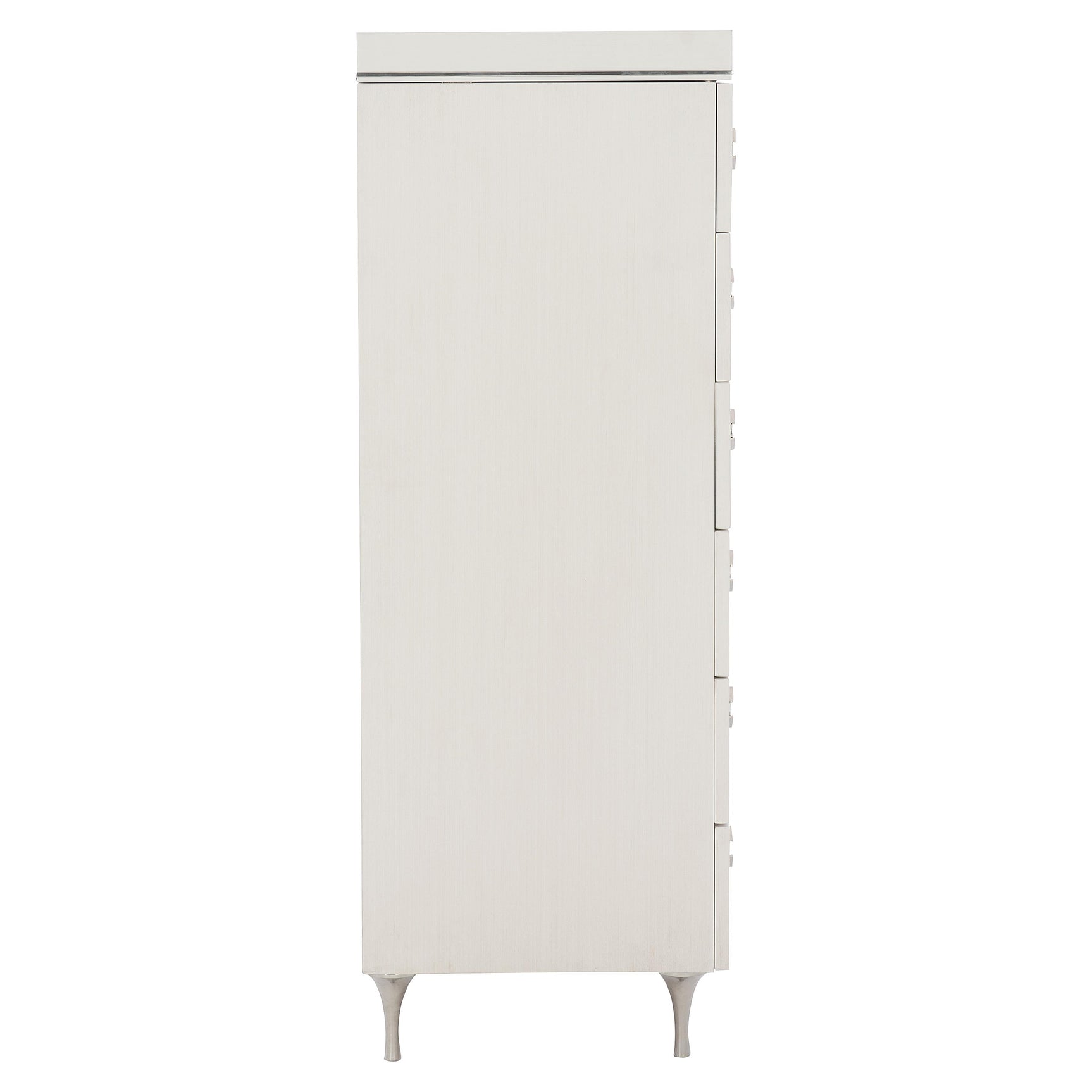 Silhouette Eggshell Tall Drawer Chest - Ornate Home