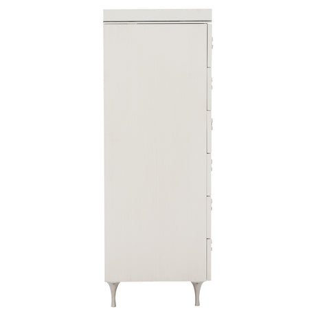 Silhouette Eggshell Tall Drawer Chest - Ornate Home