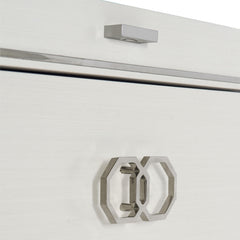 Silhouette Eggshell Tall Drawer Chest - Ornate Home