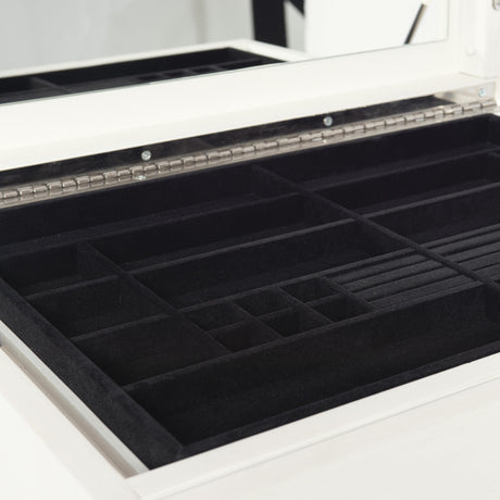 Silhouette Eggshell Tall Drawer Chest - Ornate Home