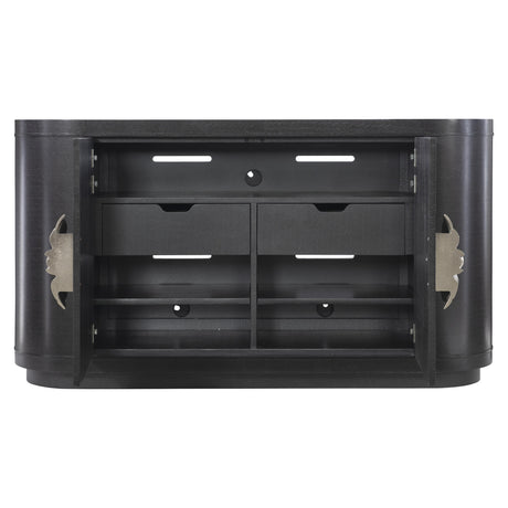Silhouette Figured Onyx Buffet - Ornate Home