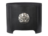 Silhouette Figured Onyx Nightstand - Ornate Home