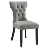 Silhouette Light Gray Dining Side Chair - Ornate Home