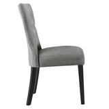 Silhouette Light Gray Dining Side Chair - Ornate Home