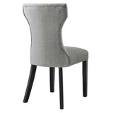 Silhouette Light Gray Dining Side Chair - Ornate Home