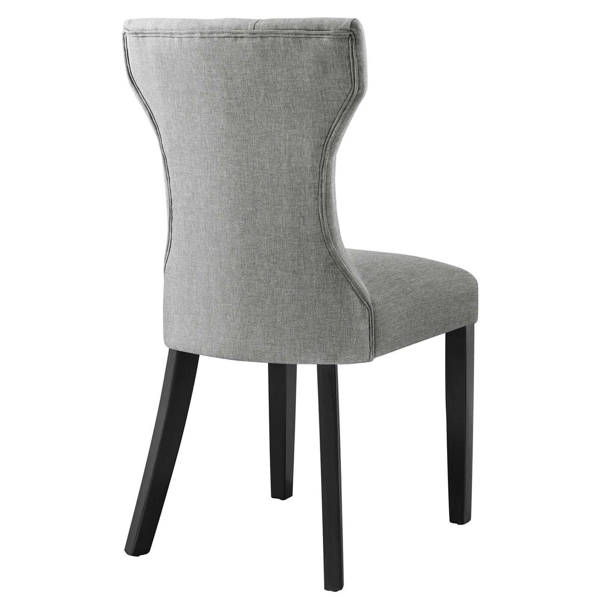 Silhouette Light Gray Dining Side Chair - Ornate Home