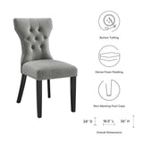 Silhouette Light Gray Dining Side Chair - Ornate Home