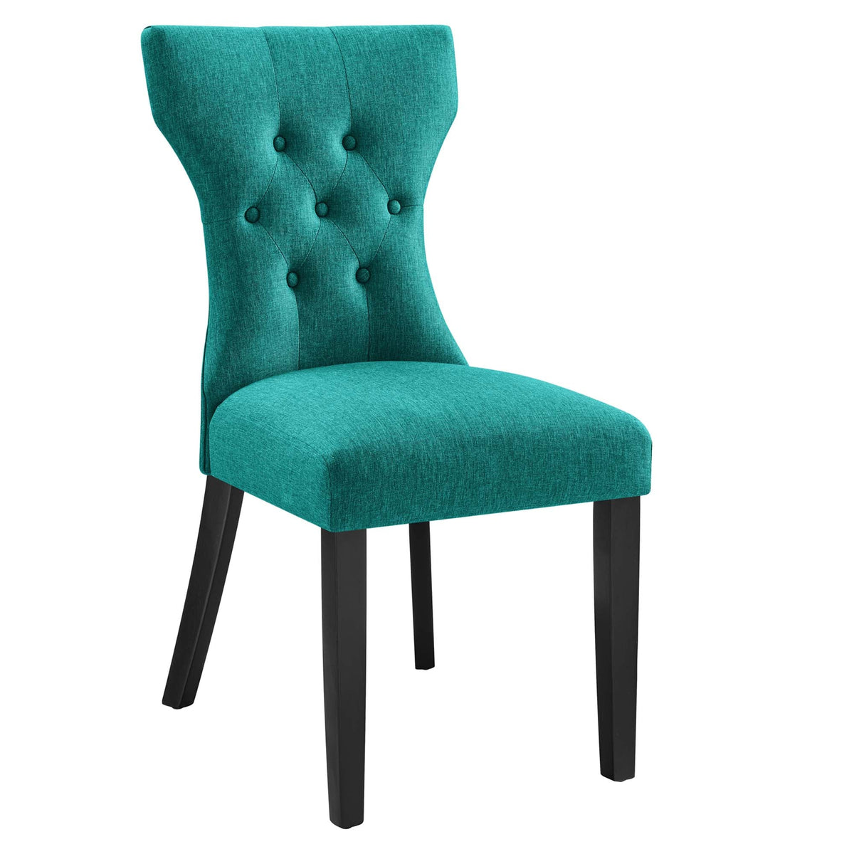 Silhouette Teal Dining Side Chair - Ornate Home