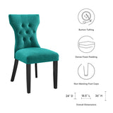 Silhouette Teal Dining Side Chair - Ornate Home