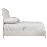 Silhouette White/Cream Panel King Bed - Ornate Home