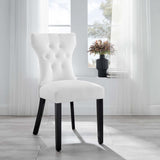 Silhouette White Dining Side Chair - Ornate Home