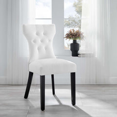 Silhouette White Dining Side Chair - Ornate Home
