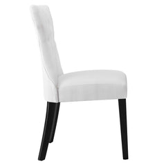 Silhouette White Dining Side Chair - Ornate Home