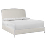 Silhouette White King Panel Bed - Ornate Home