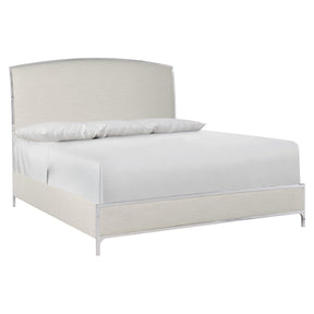 Silhouette White King Panel Bed - Ornate Home