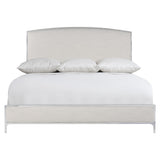 Silhouette White King Panel Bed - Ornate Home