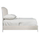 Silhouette White King Panel Bed - Ornate Home