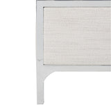 Silhouette White King Panel Bed - Ornate Home