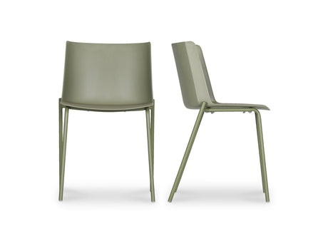 Silla Sage Green Outdoor Dining Chair (Set of 2) - Ornate Home