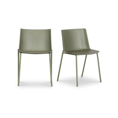 Silla Sage Green Outdoor Dining Chair (Set of 2) - Ornate Home