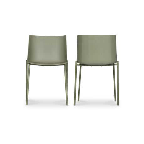 Silla Sage Green Outdoor Dining Chair (Set of 2) - Ornate Home