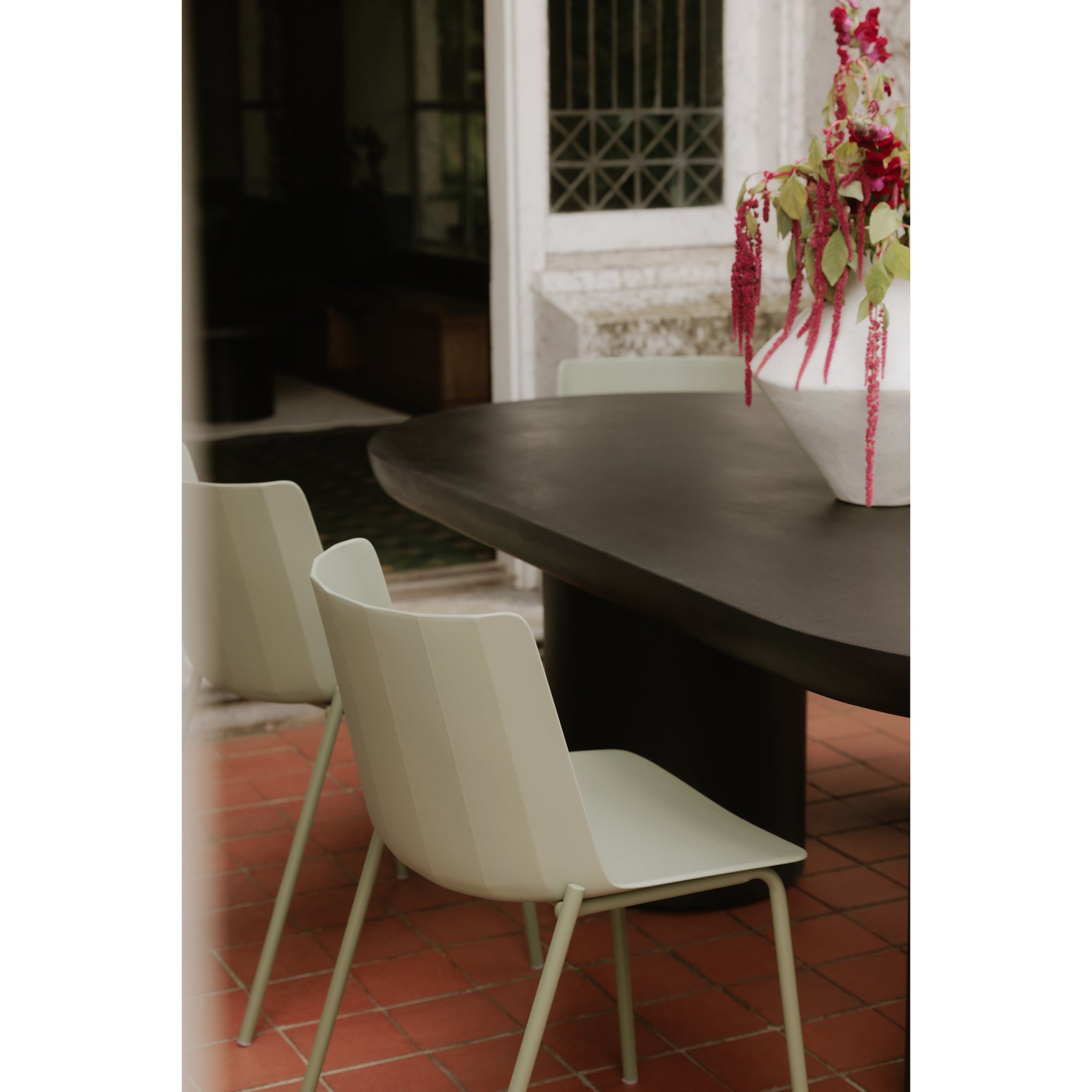 Silla Sage Green Outdoor Dining Chair (Set of 2) - Ornate Home