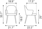 Silloth Brown Dining Chair - Ornate Home