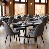 Silloth Gray Armless Dining Chair (Set of 2) - Ornate Home