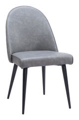 Silloth Gray Armless Dining Chair (Set of 2) - Ornate Home