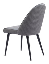 Silloth Gray Armless Dining Chair (Set of 2) - Ornate Home