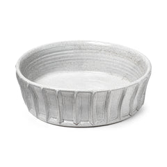 Silone White Large Ceramic Bowl - Ornate Home