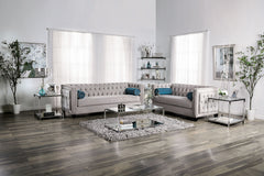 Silvan Gray Loveseat - Ornate Home