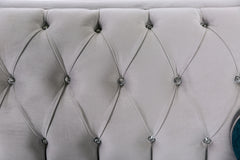 Silvan Gray Loveseat - Ornate Home
