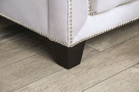 Silvan Gray Sofa & Loveseat - Ornate Home