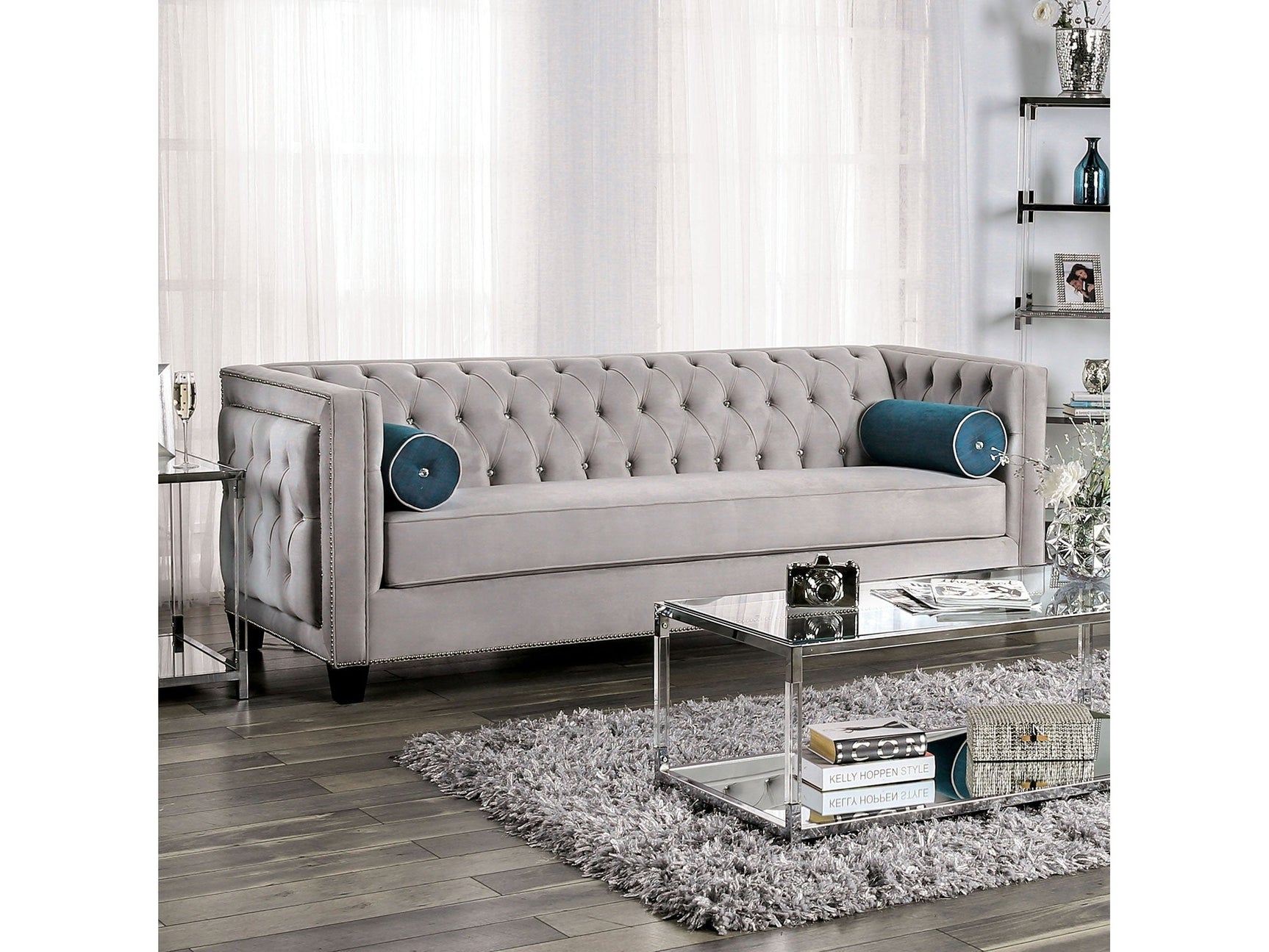 Silvan Gray Sofa - Ornate Home