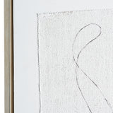 Silver Expressions White Canvas