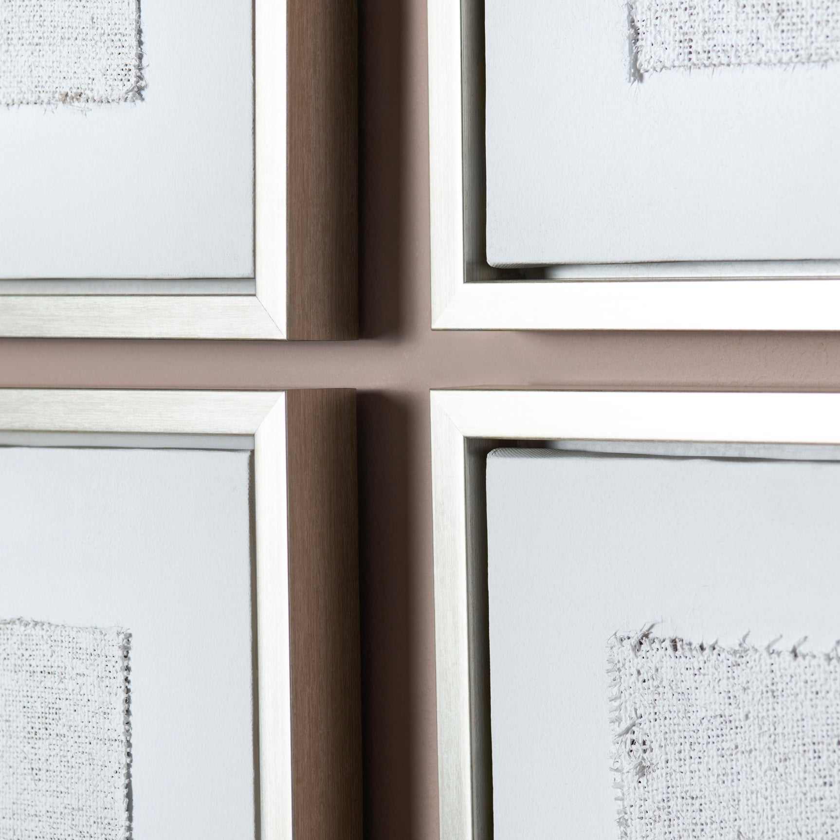 Silver Expressions White Canvas