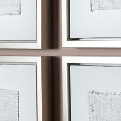 Silver Expressions White Canvas - Ornate Home