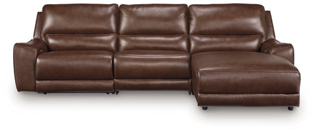 Silverbrooke Canyon 3-Piece Reclining Sofa Chaise - Ornate Home