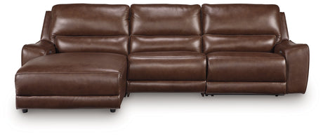 Silverbrooke Canyon 3-Piece Reclining Sofa Chaise - Ornate Home