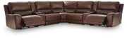 Silverbrooke Canyon 7-Piece Reclining Sectional with Storage Consoles (Online Special Price) - Ornate Home
