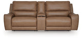 Silverbrooke Caramel 3-Piece Power Reclining Sectional (Online Special Price)