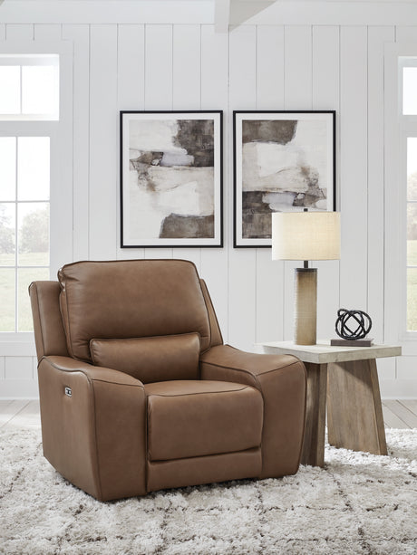 Silverbrooke Caramel Power Recliner - Ornate Home