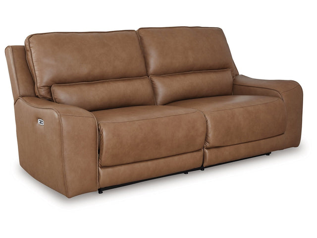 Silverbrooke Caramel Power Reclining Sofa (Online Special Price) - Ornate Home