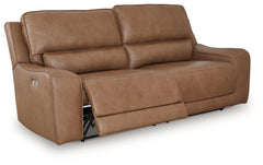 Silverbrooke Caramel Power Reclining Sofa - Ornate Home