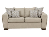 Silverthorne Light Brown Loveseat - Ornate Home