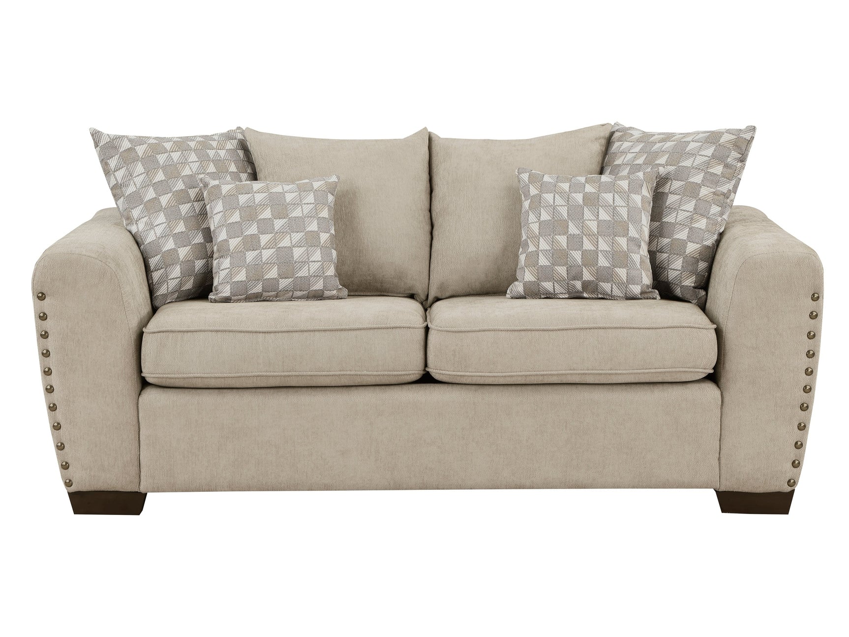 Silverthorne Light Brown Loveseat - Ornate Home