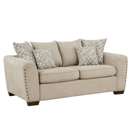 Silverthorne Light Brown Loveseat - Ornate Home