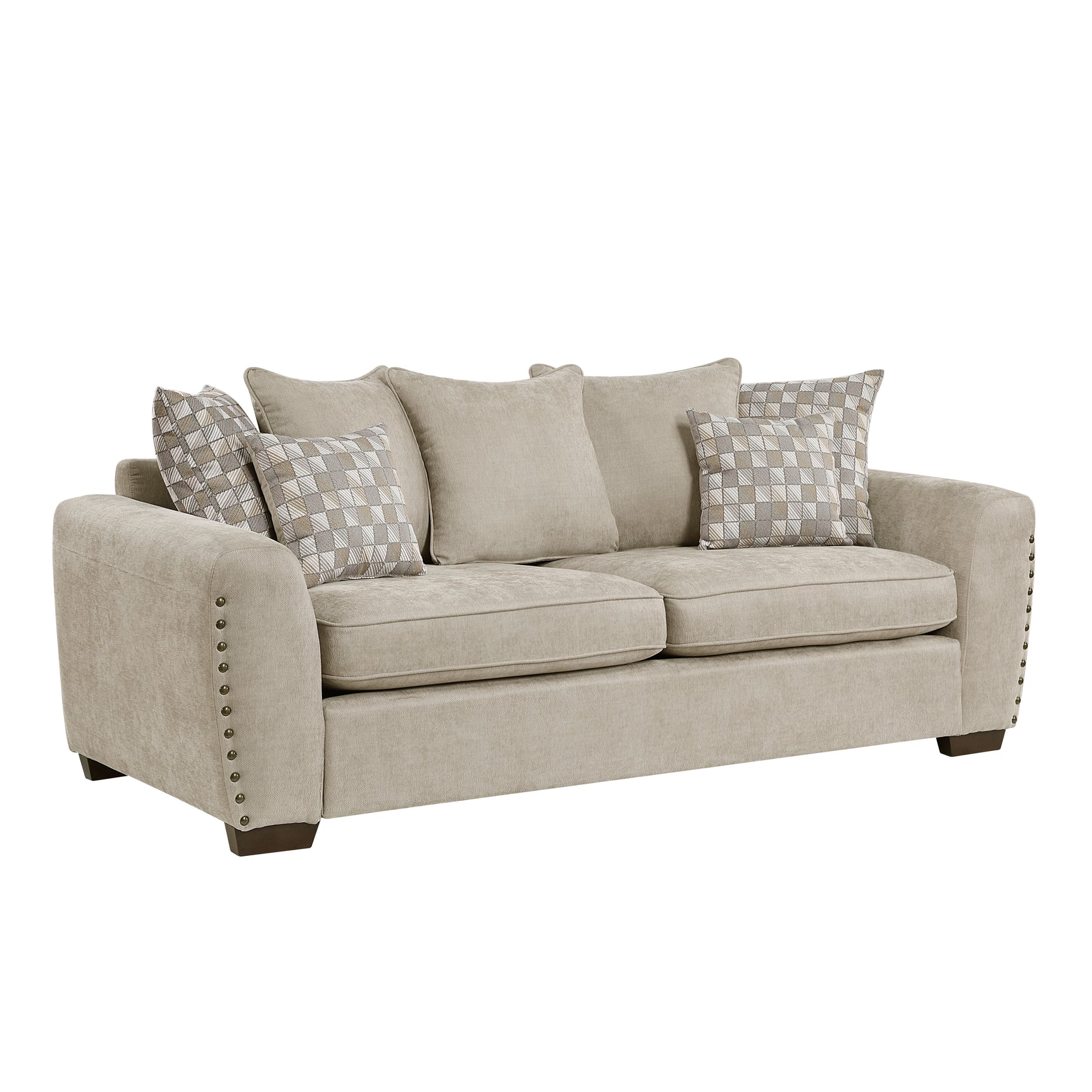 Silverthorne Light Brown Sofa & Loveseat - Ornate Home