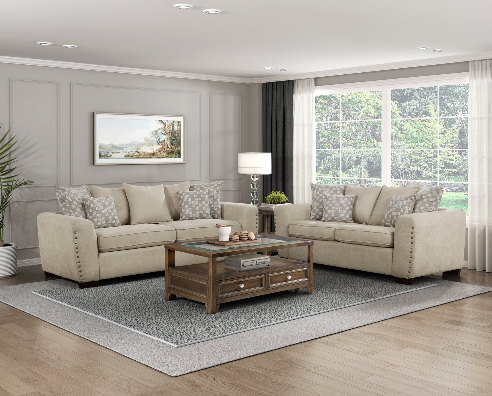 Silverthorne Light Brown Sofa - Ornate Home